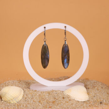 Boucles d'oreilles ovale Labradorite bleue attache ronde 6 2UNL5I5AGzpUhkSO4iyyNoOW50qGwnuMcbvJ412Gryg