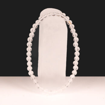 Bracelet Cristal de Roche 'A' perles 4mm