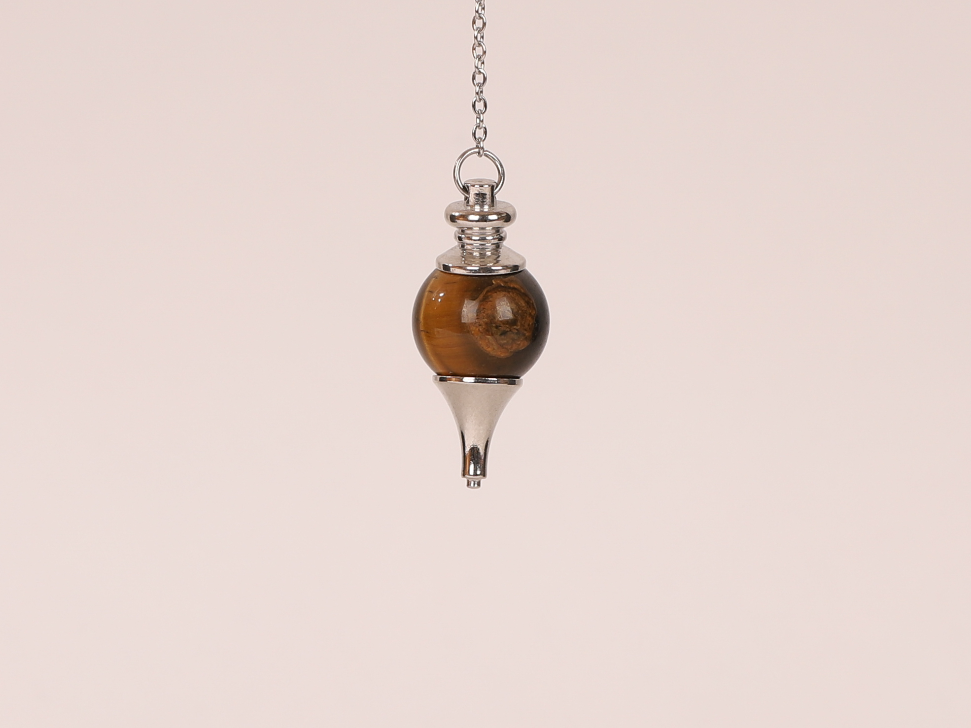 Pendule Oeil de Tigre sphérique