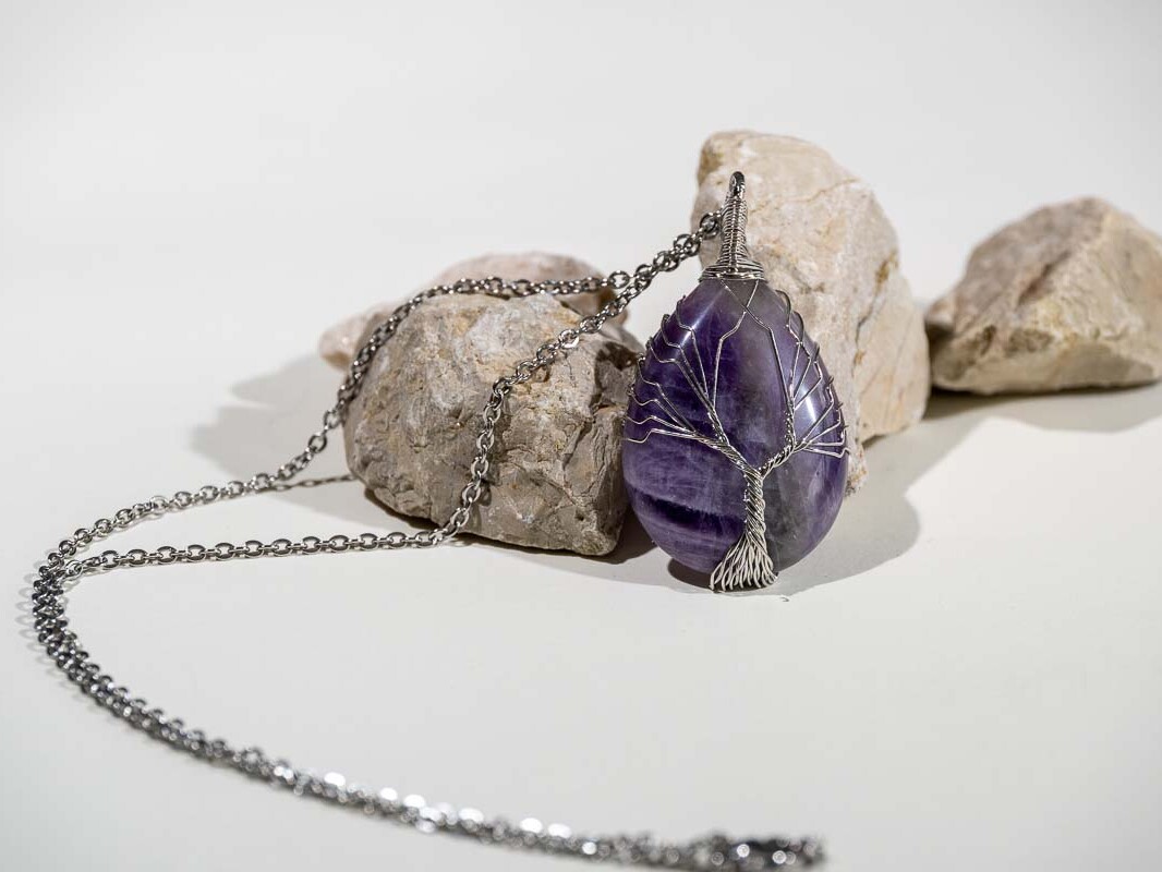 Pendentif Arbre de vie Améthyste 5 Pendentif Arbre de vie Améthyste