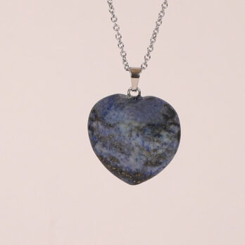 Pendentif cœur Lapis Lazuli