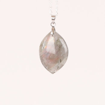 Pendentif marquise Labradorite violette