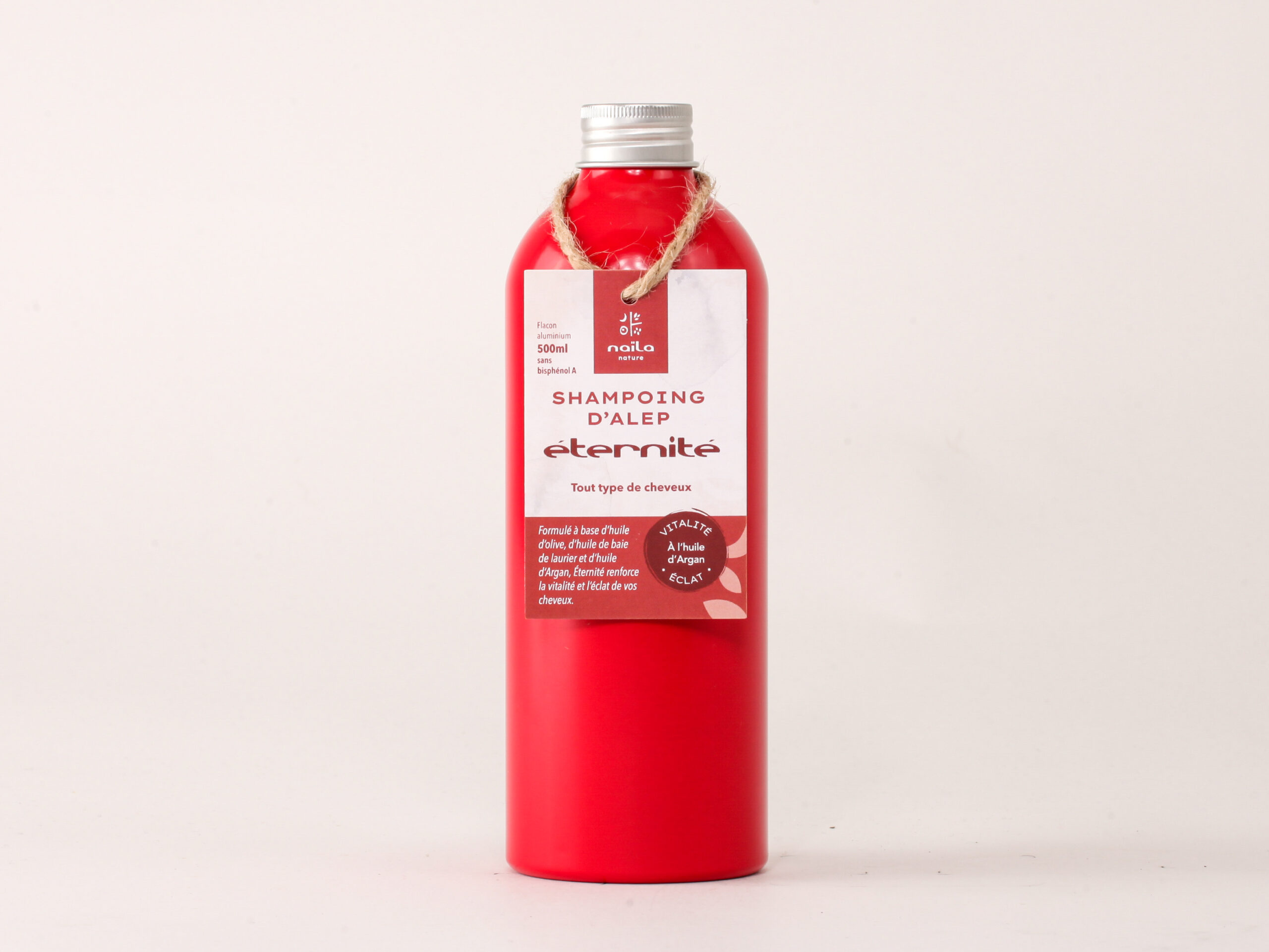 Shampoing d'Alep liquide à huile d'argan 