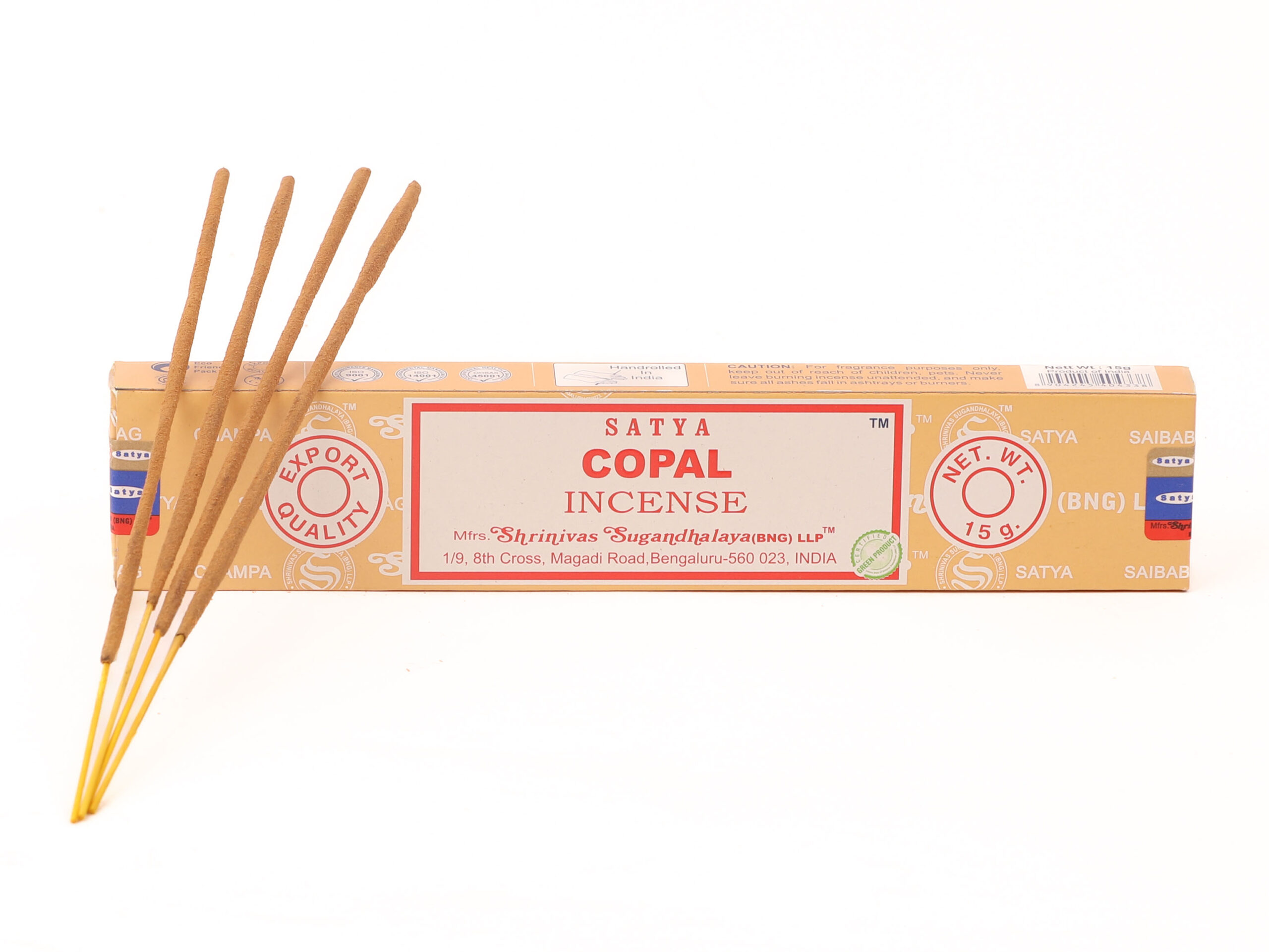 Lot de 5 encens Satya Copal en bâtons