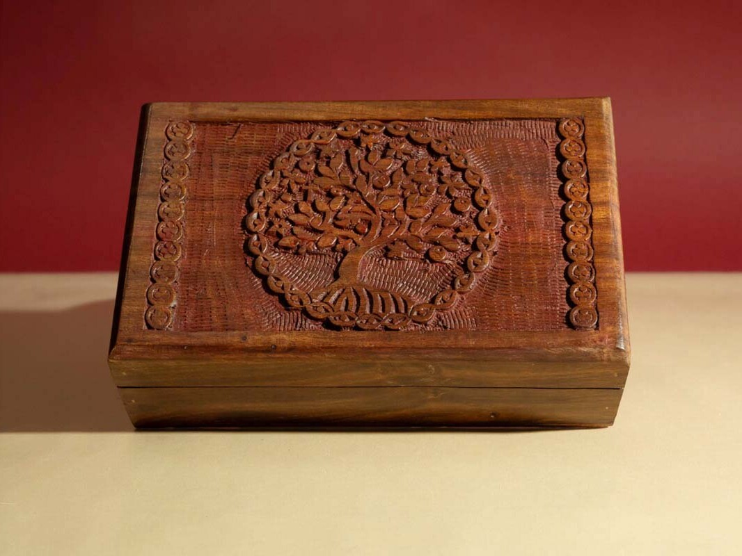 Boite à bijoux bois Arbre de Vie 20 Boite à bijoux bois Arbre de Vie