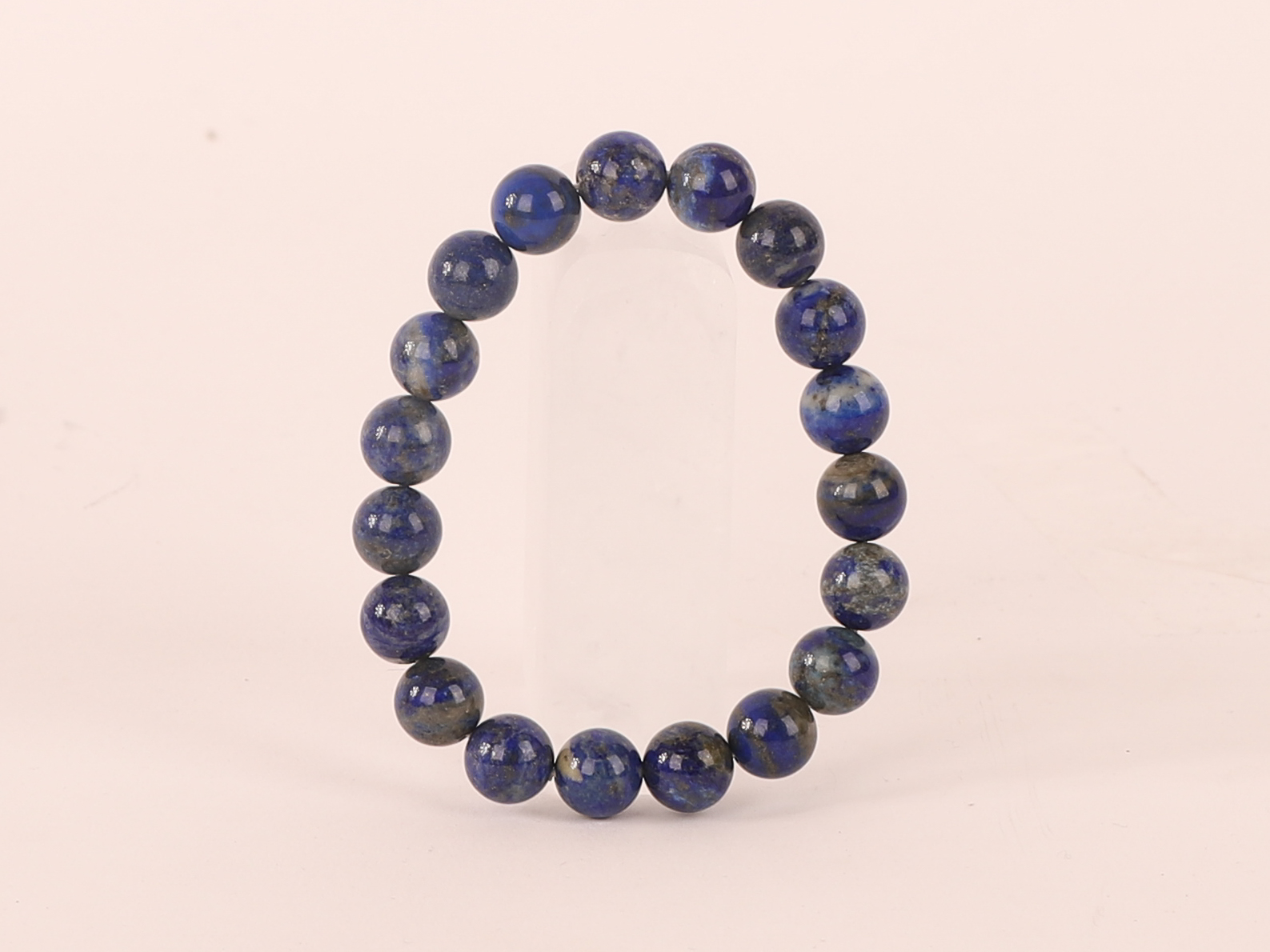 Bracelet Lapis Lazuli 'AA' perles 10mm 21 Bracelet Lapis Lazuli 'AA' perles 10mm