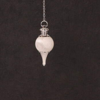 Pendule Pierre de Lune Blanche sphérique