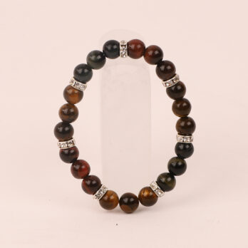 Bracelet Trois Oeil breloques 8mm