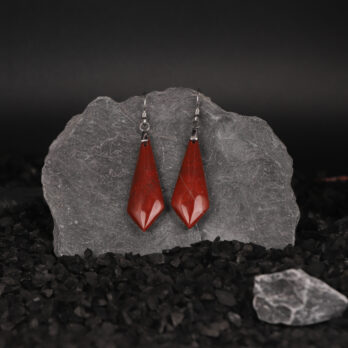 Boucles d'oreilles cravate Jaspe Rouge attache crochet 6 g4sBB75H6b9WvpfNCs4dnzjc29eDbk2tBYO2EP5efl0