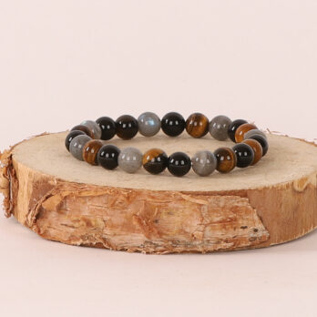 Bracelet Triple Protection Labradorite 'A' perles 8mm 6 hfHaT b4rcOlHguwTPCI EQ75qbbm SDpGgLfECfk8I