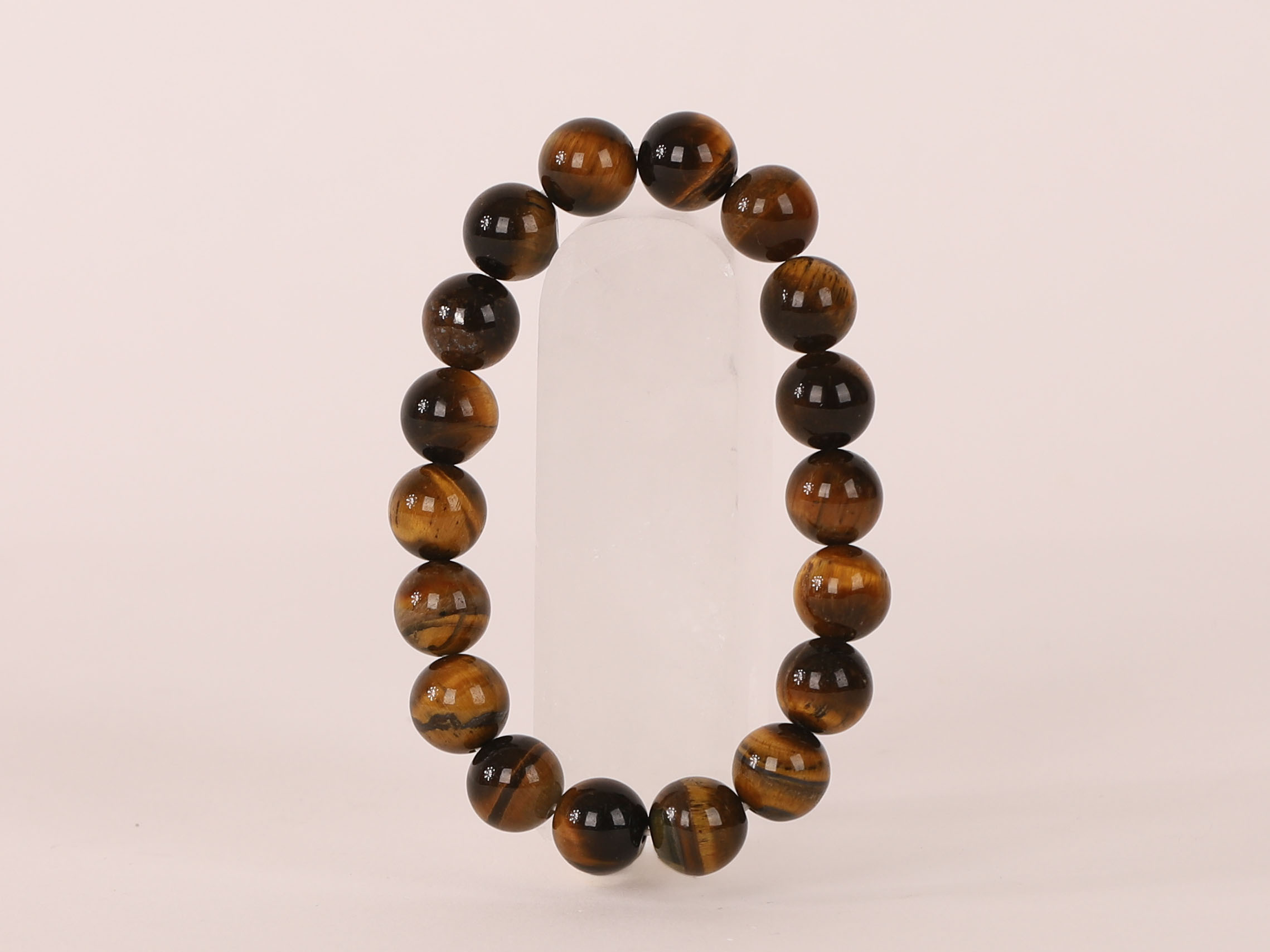 Bracelet Œil du Tigre 'A' perles 10mm 1 Bracelet Œil du Tigre 'A' perles 10mm