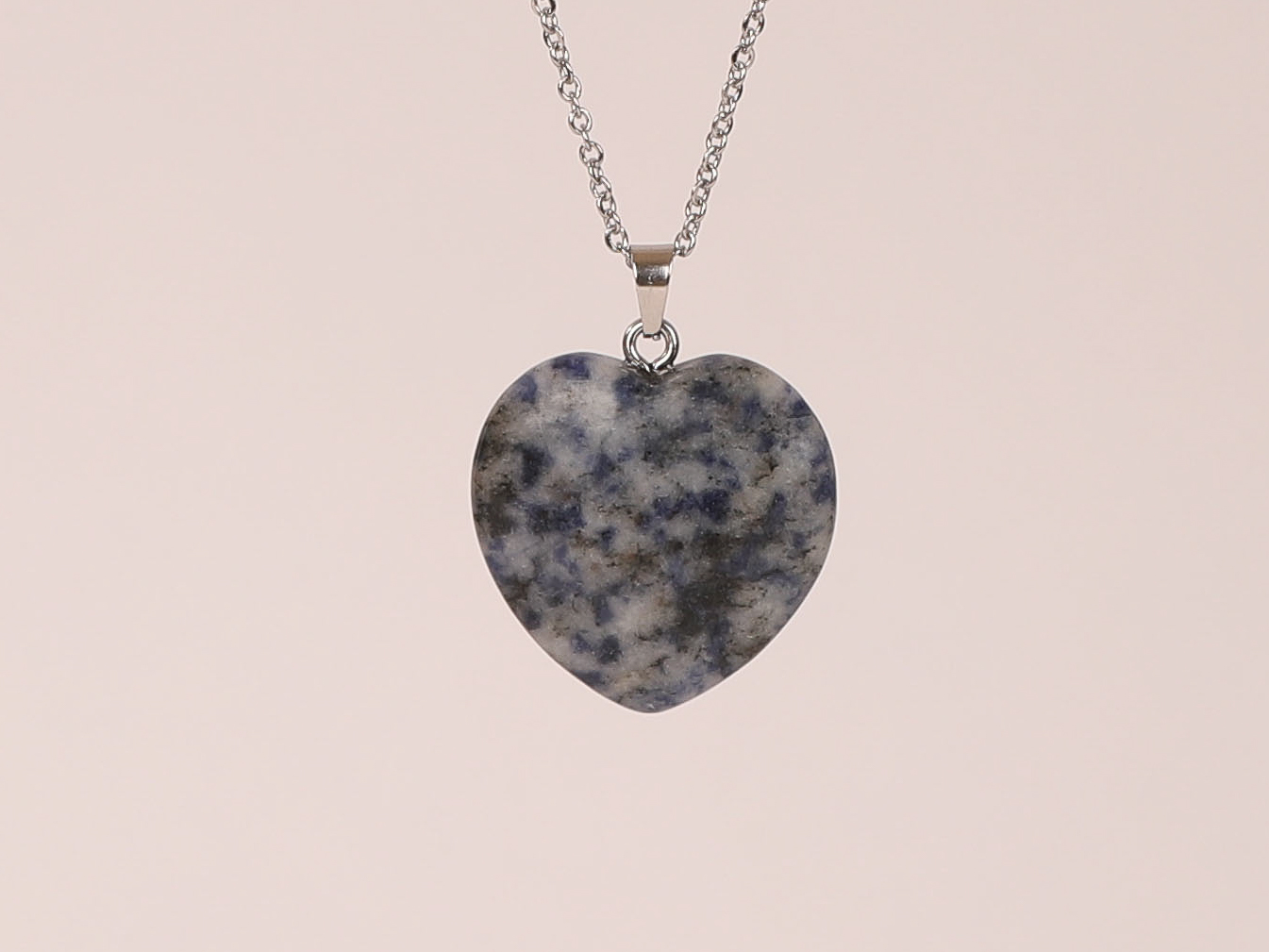 Pendentif cœur Sodalite