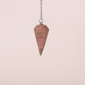 Pendule Rhodonite conique