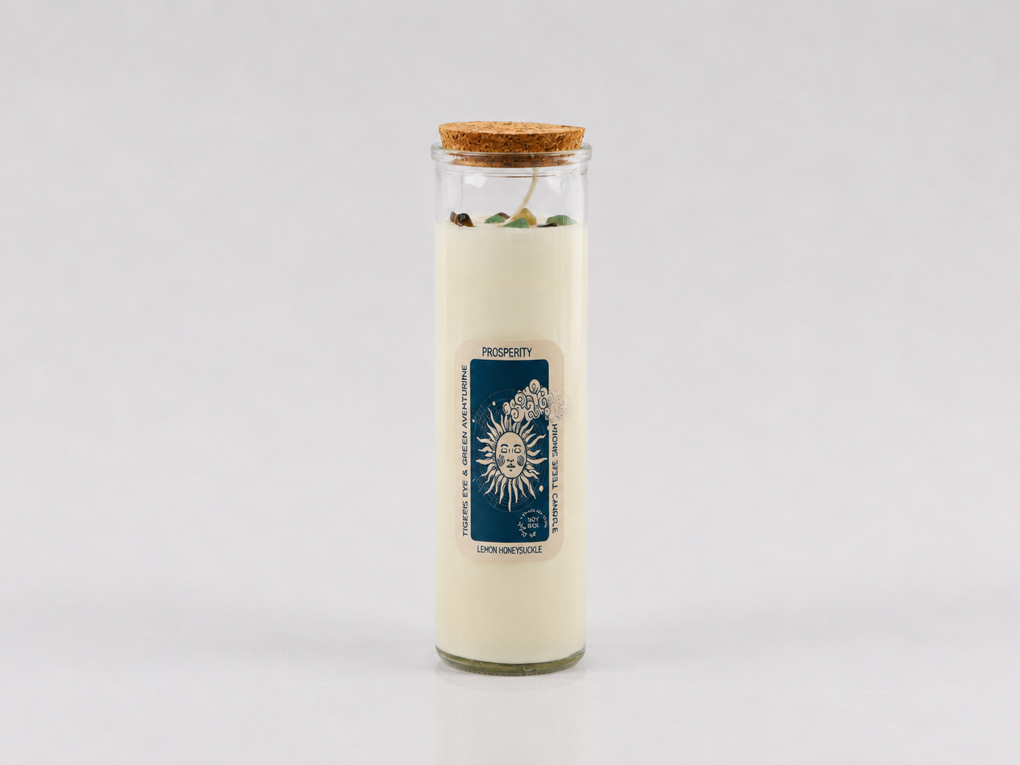 Bougie Rituelle Prospérité – Œil de Tigre & Chèvrefeuille Citronné 12 Bougie Rituelle Prospérité – Œil de Tigre & Chèvrefeuille Citronné