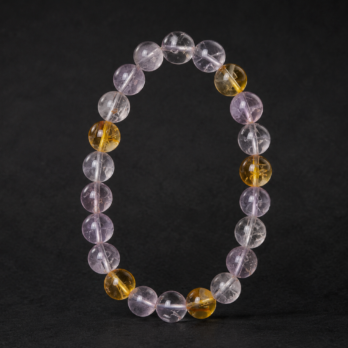 Bracelet Amétrine ‘’AA’ perles 8mm