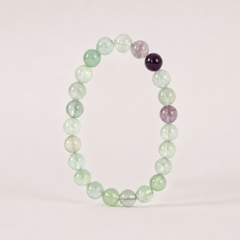Bracelet Fluorite 'A' perles 8mm