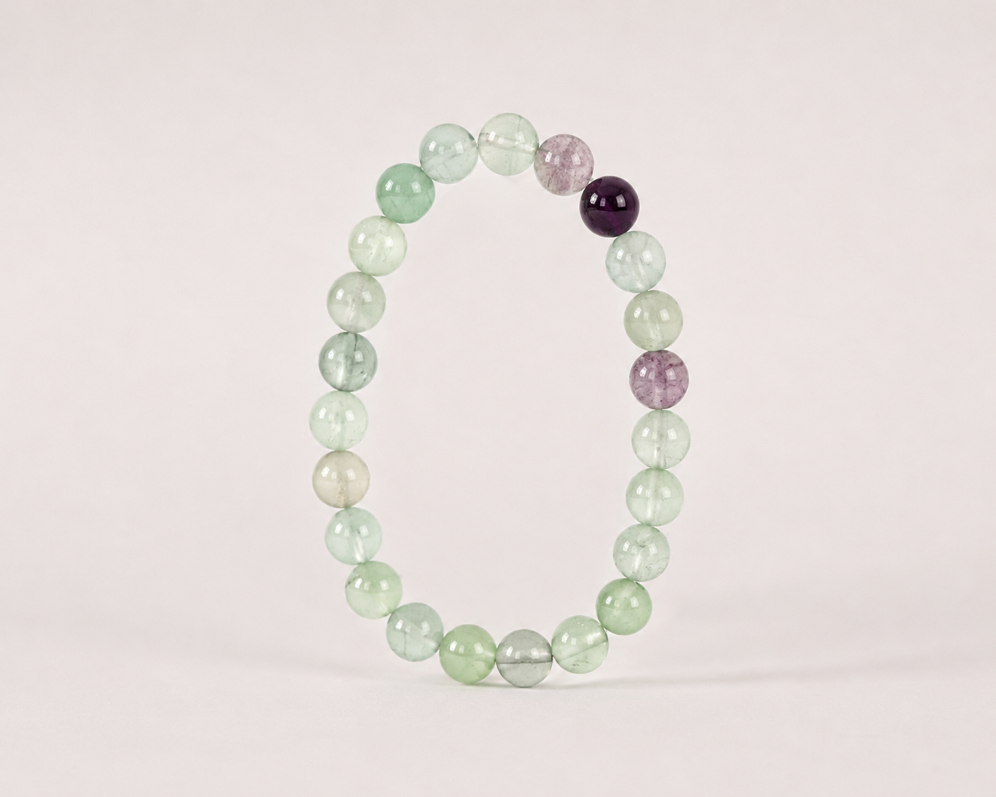 Bracelet Fluorite 'A' perles 8mm 1 Bracelet Fluorite 'A' perles 8mm