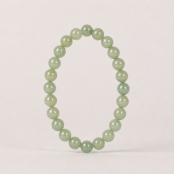 Bracelet Aventurine Verte 'A' perles 10mm