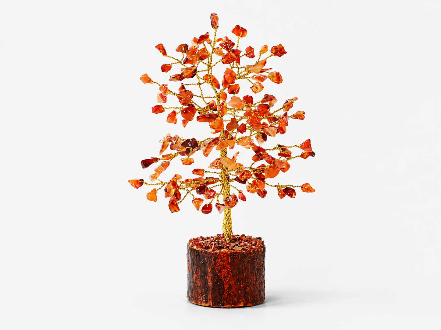 Arbre du bonheur Cornaline 19cm 3 Arbre du bonheur Cornaline 19cm