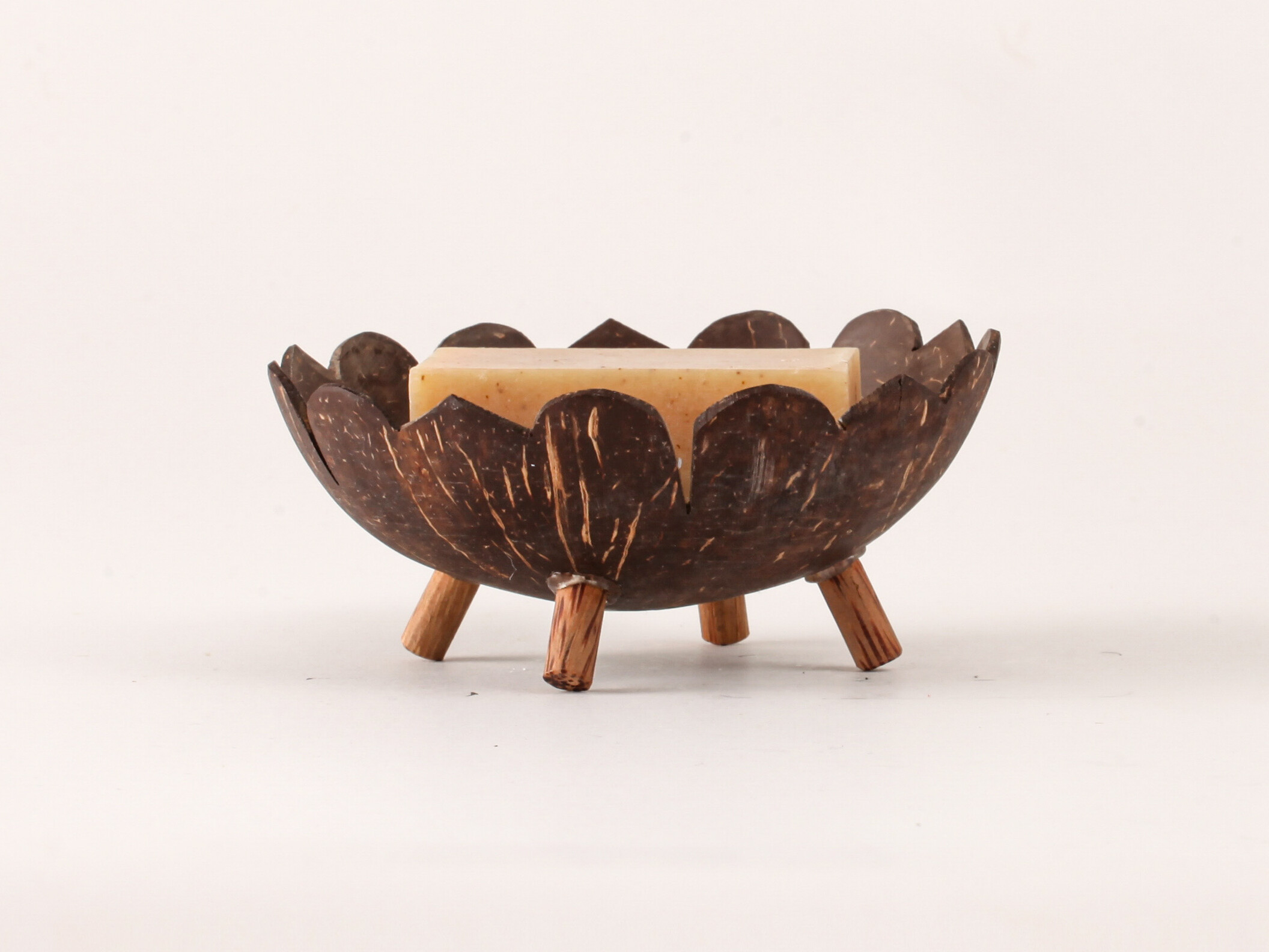Porte savon en coconut "rond" 15 Porte savon en coconut