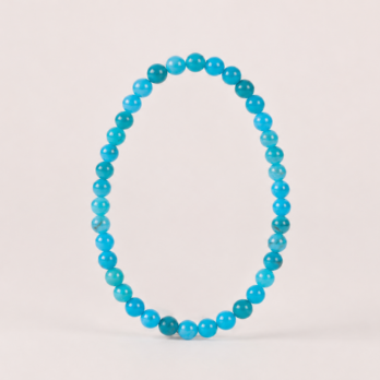 Bracelet Apatite 'AAA' perles 4mm