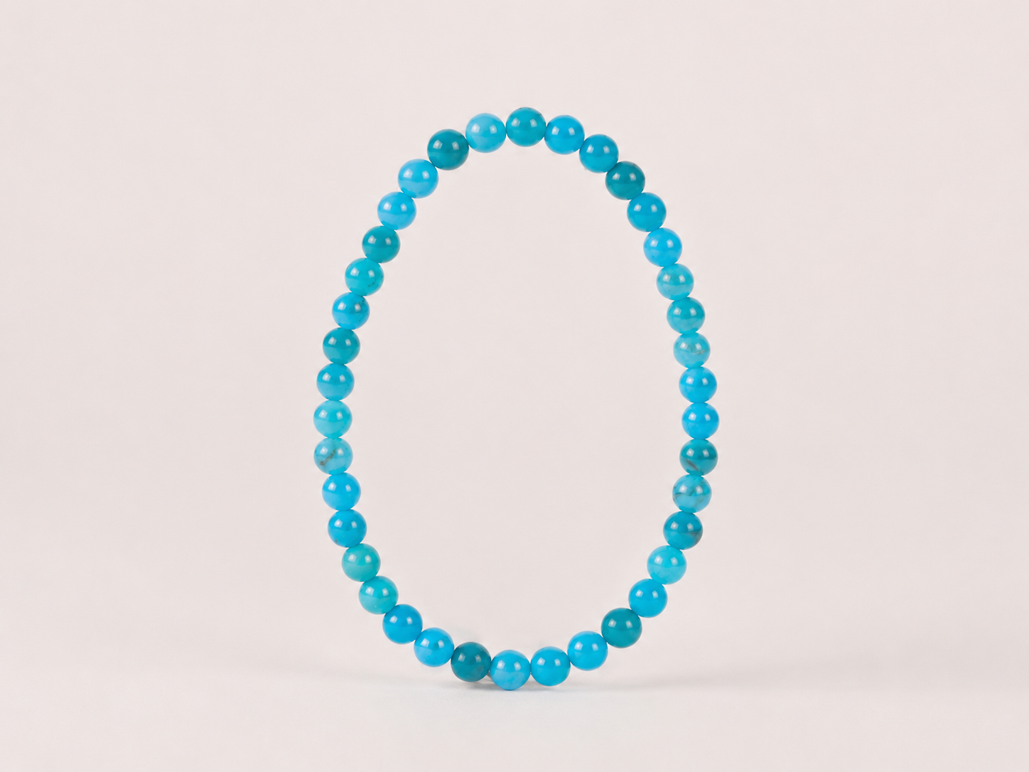 Bracelet Apatite 'AAA' perles 4mm 15 Bracelet Apatite 'AAA' perles 4mm