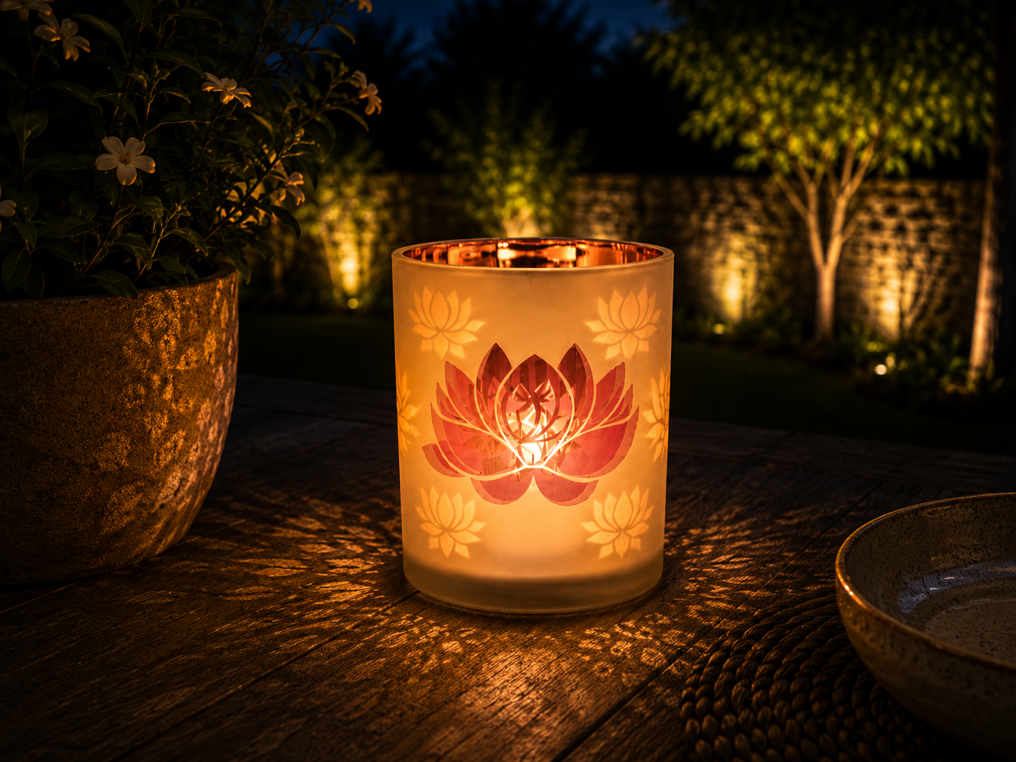 Photophore Fleur de Lotus 12cm 2 Go5fJx14t0QPyYXjvzesbG