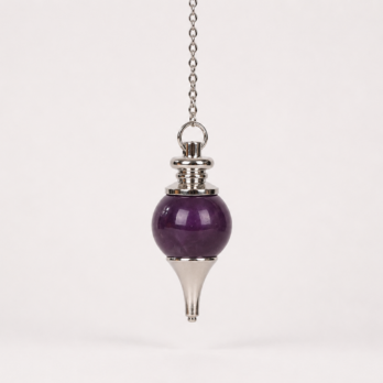 Pendule Améthyste sphérique