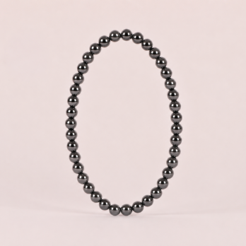 Bracelet Hématite 'A' perles 4mm