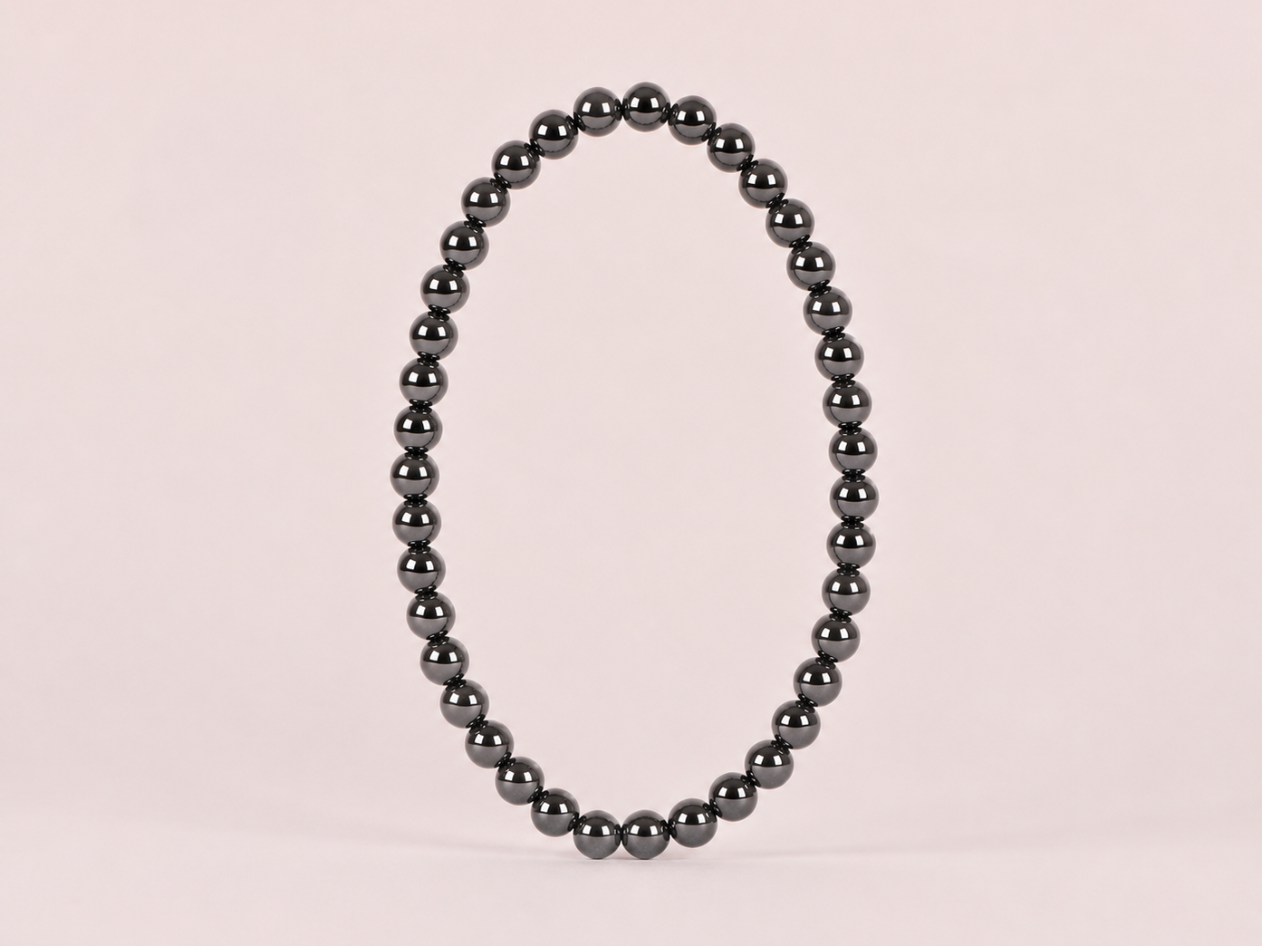 Bracelet Hématite 'A' perles 4mm