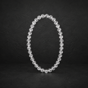 Bracelet Cristal de Roche 'A' perles 4mm