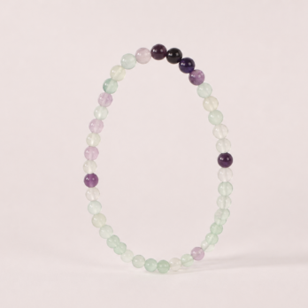 Bracelet Fluorite 'A' perles 4mm