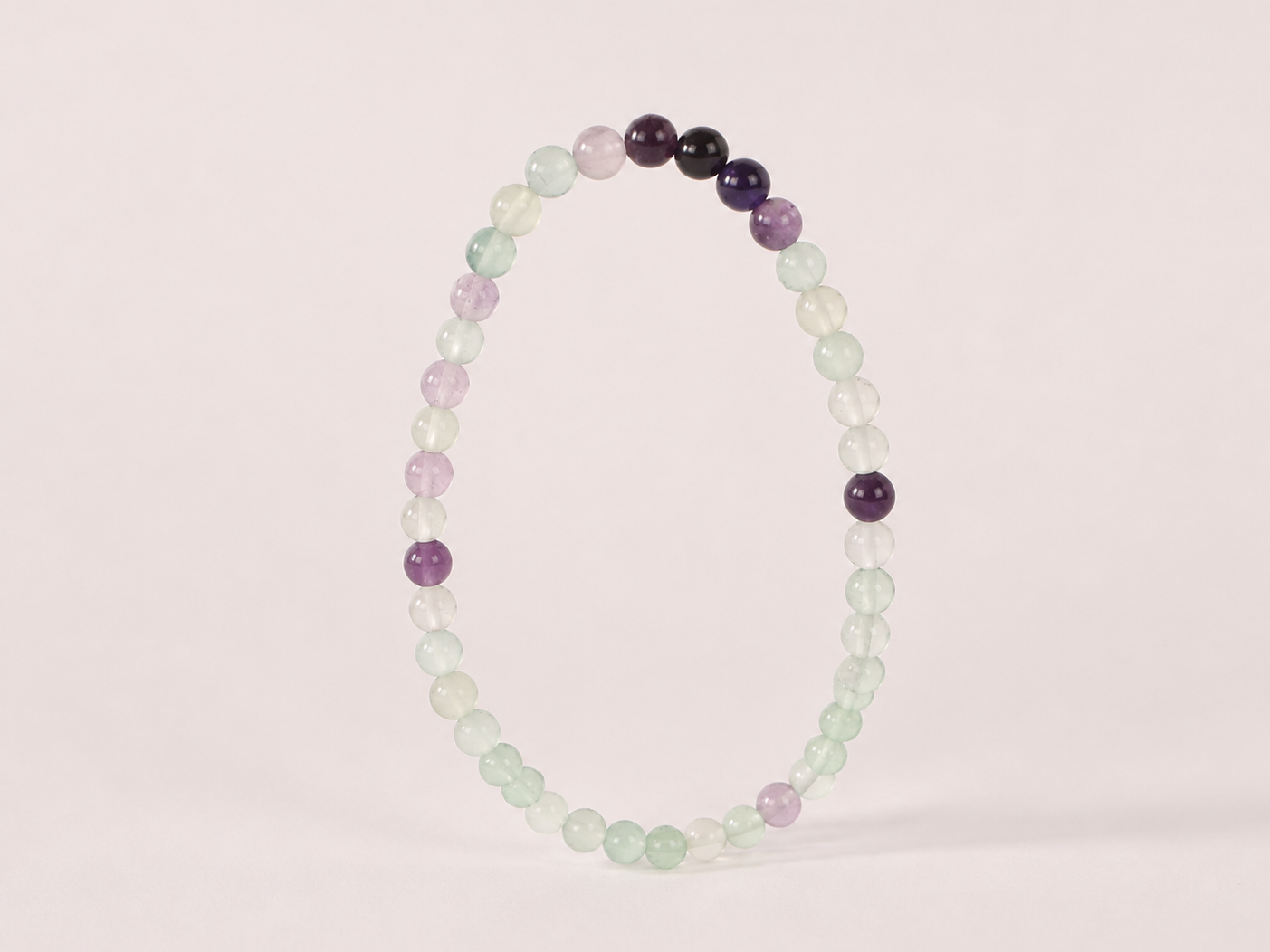 Bracelet Fluorite 'A' perles 4mm