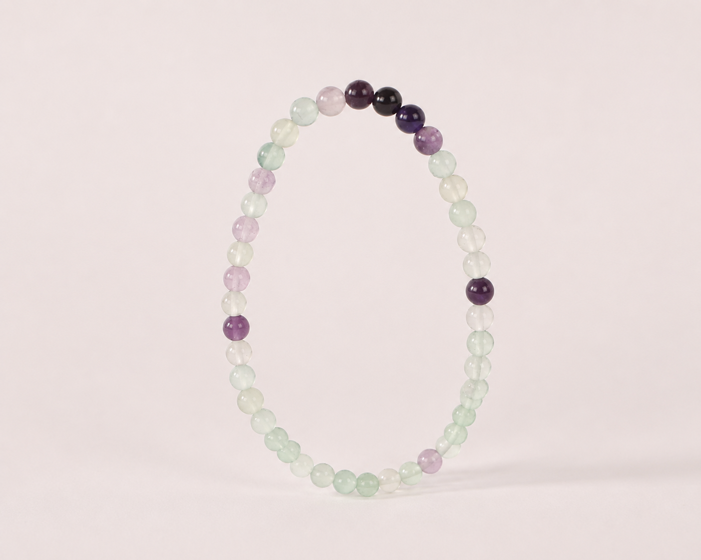 Bracelet Fluorite 'A' perles 4mm 1 Bracelet Fluorite 'A' perles 4mm