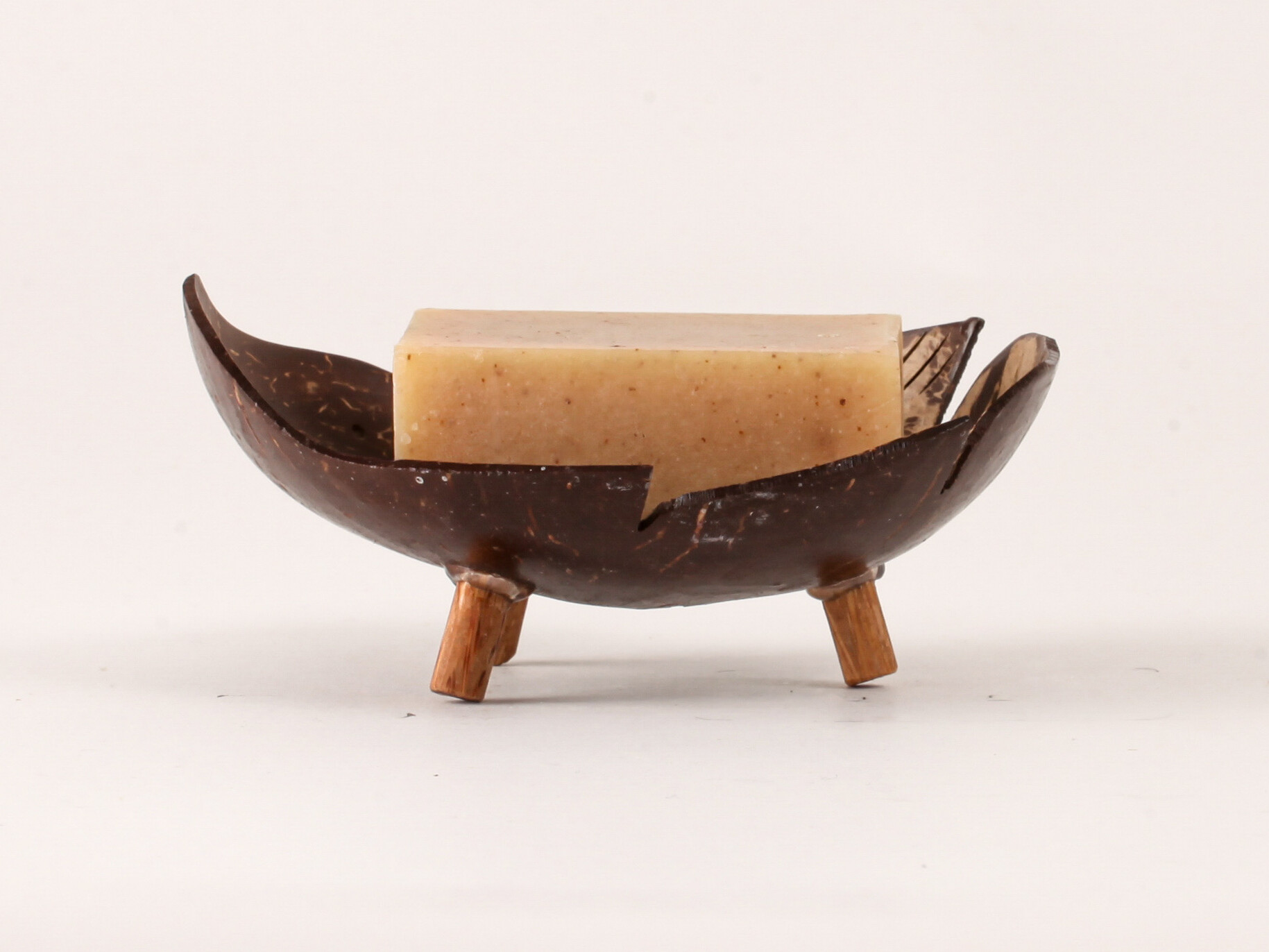 Porte savon en coconut "Feuille" 14 Porte savon en coconut
