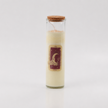 Bougie Rituelle Amour – Quartz Rose & Jasmin