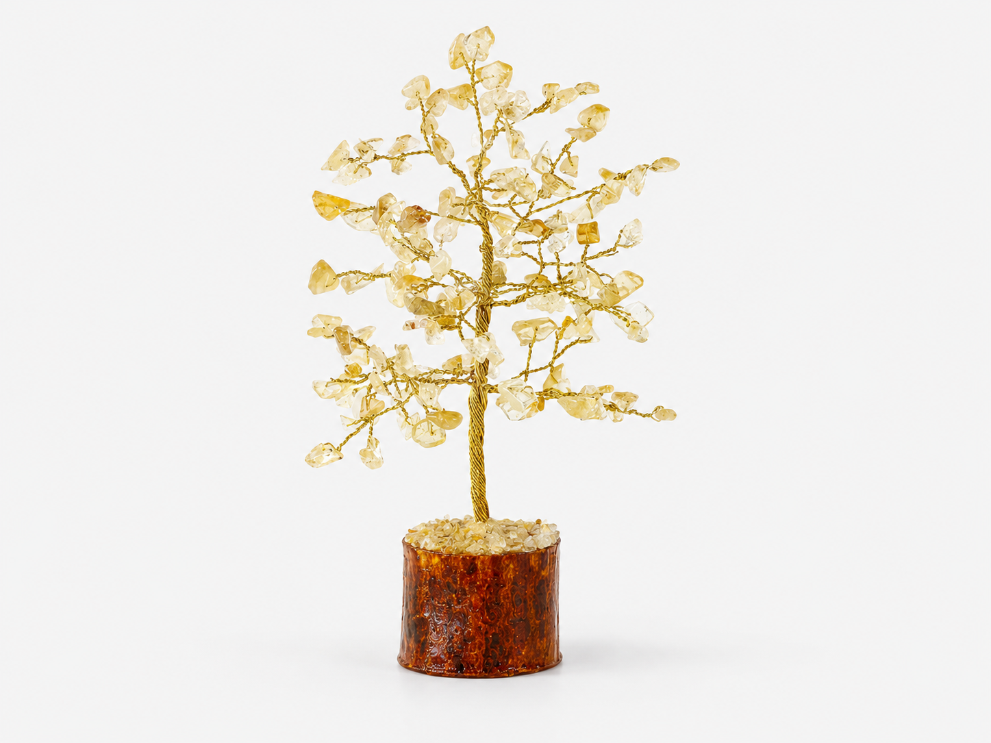Arbre du bonheur Citrine 19cm 20 Arbre du bonheur Citrine 19cm