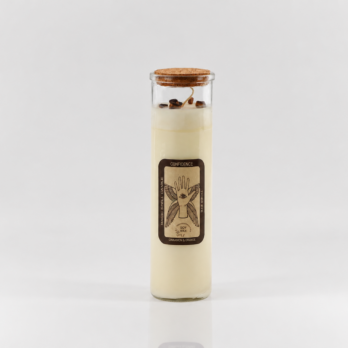 Bougie Rituelle Confiance – Œil de Tigre & Cannelle-Orange