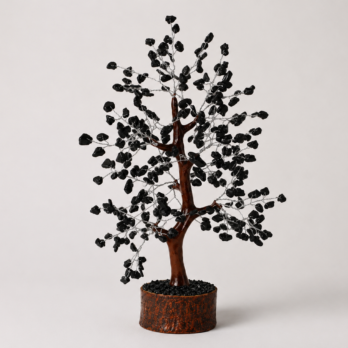 Arbre du Bonheur Obsidienne Noire 25 cm