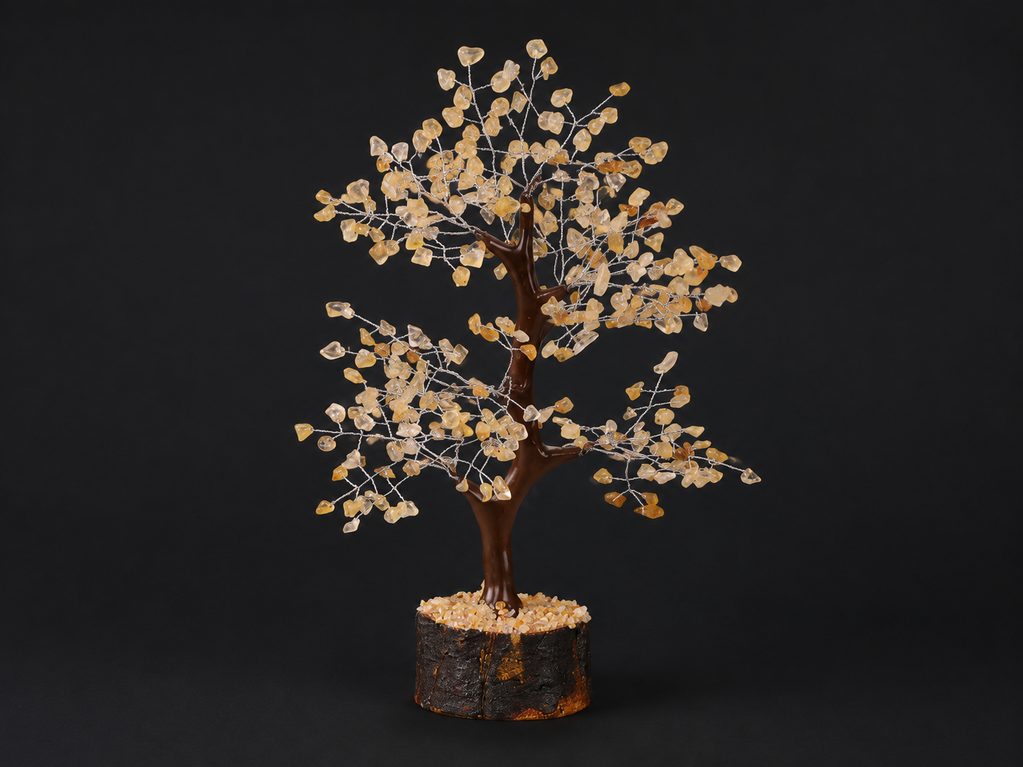 Arbre du Bonheur Citrine 25 cm 1 Arbre du Bonheur Citrine 25 cm