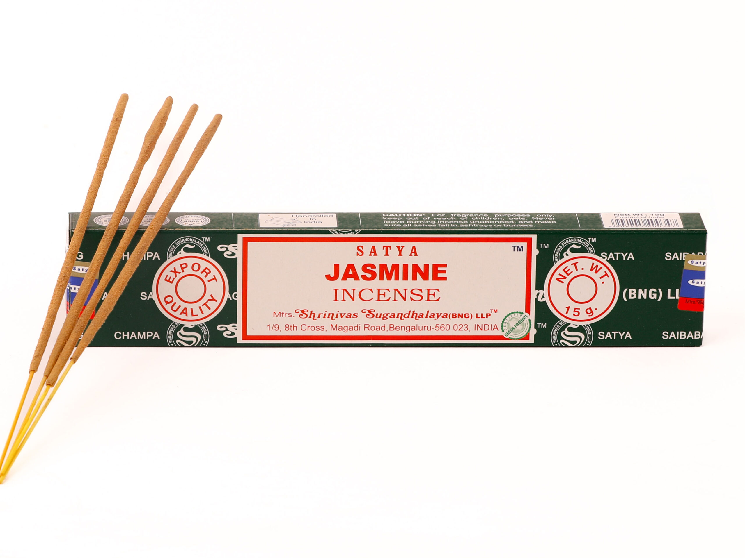 Lot de 5 encens Satya Jasmine en bâtons 2 Lot de 5 encens Satya Jasmine en bâtons