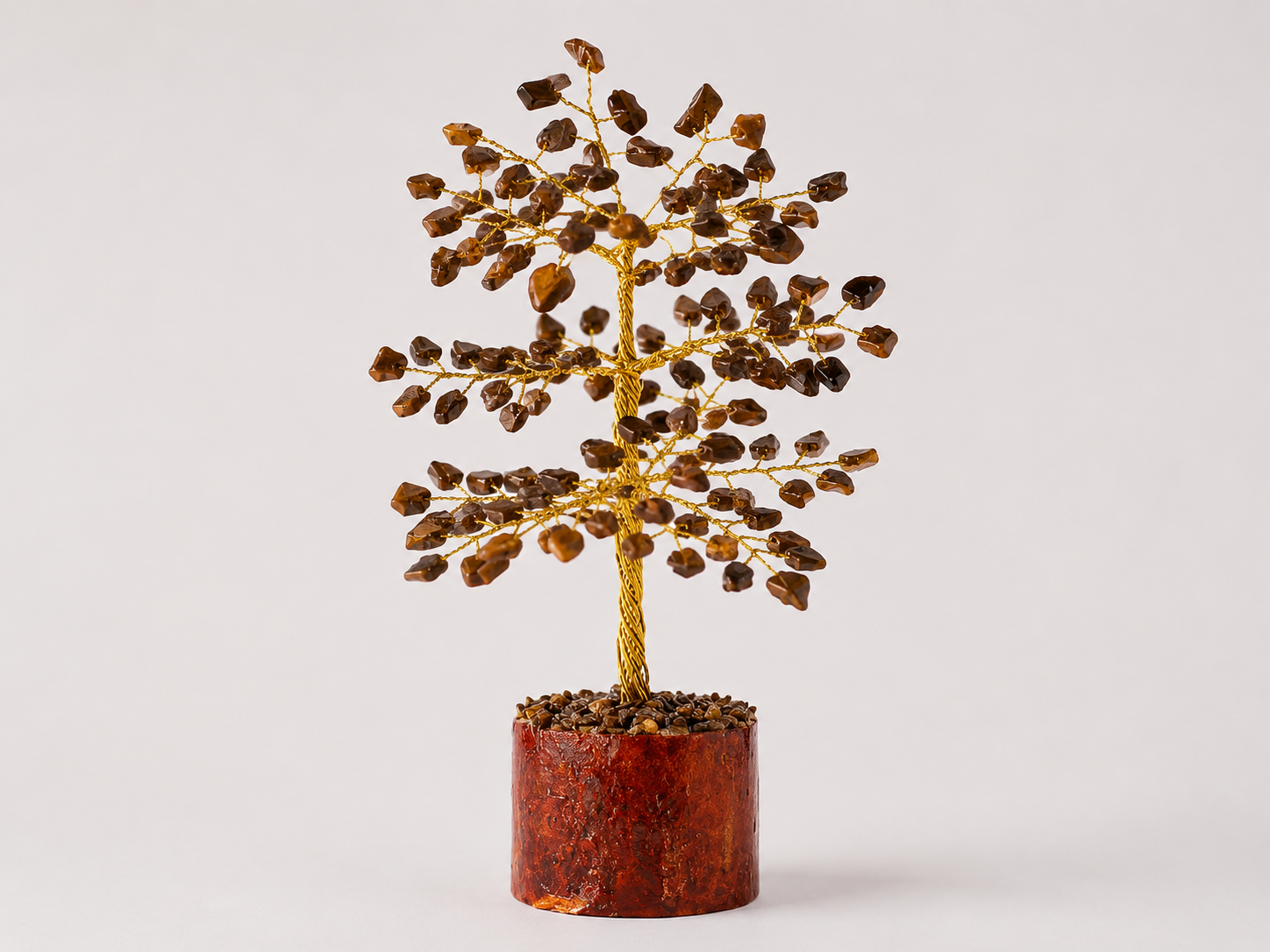 Arbre du bonheur Oeil de Tigre 19cm 18 Arbre du bonheur Oeil de Tigre 19cm