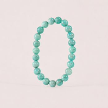 Bracelet Amazonite 'AA' perles 8mm