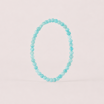 Bracelet Amazonite 'AA' perles 4mm