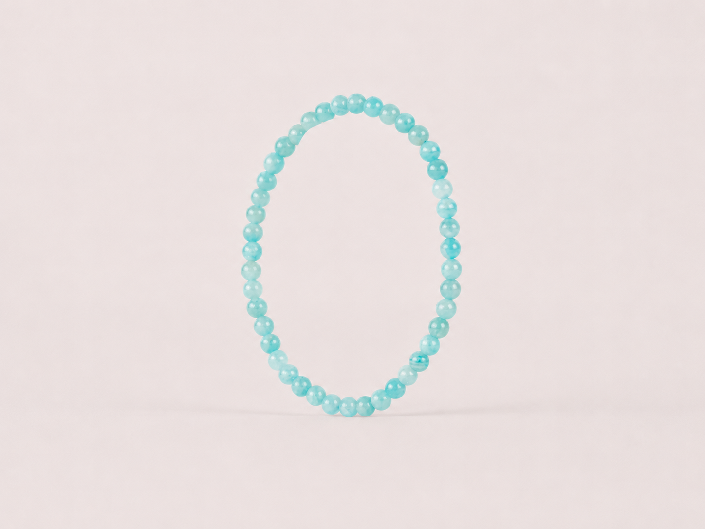 Bracelet Amazonite 'AA' perles 4mm
