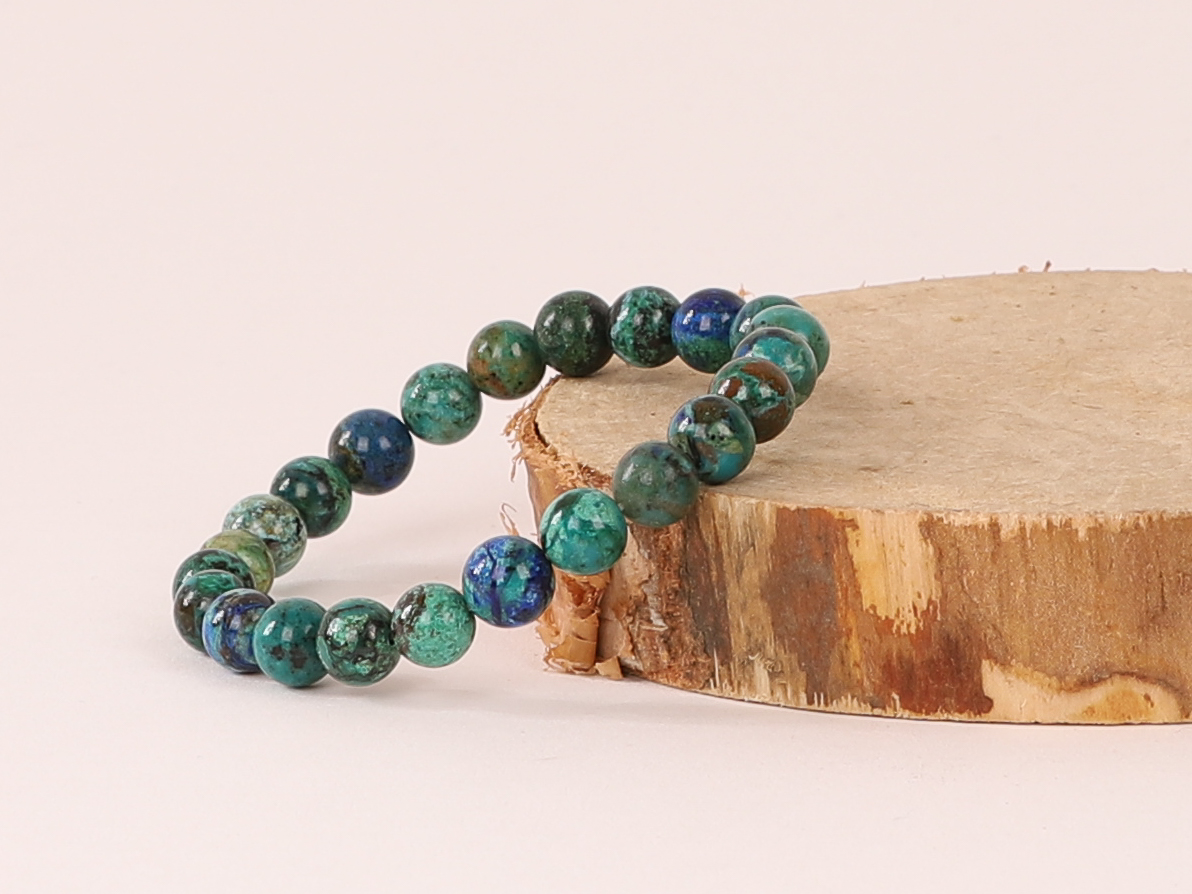 Bracelet Azurite ‘AAA’ perles 8mm 3 hyV4xdzmQa2BaPd7RrYv