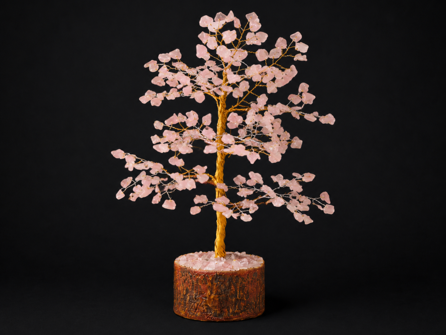 Arbre du Bonheur Quartz Rose 25 cm 7 Arbre du Bonheur Quartz Rose 25 cm