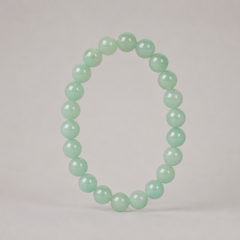 Bracelet Aventurine Verte 'A' perles 8mm