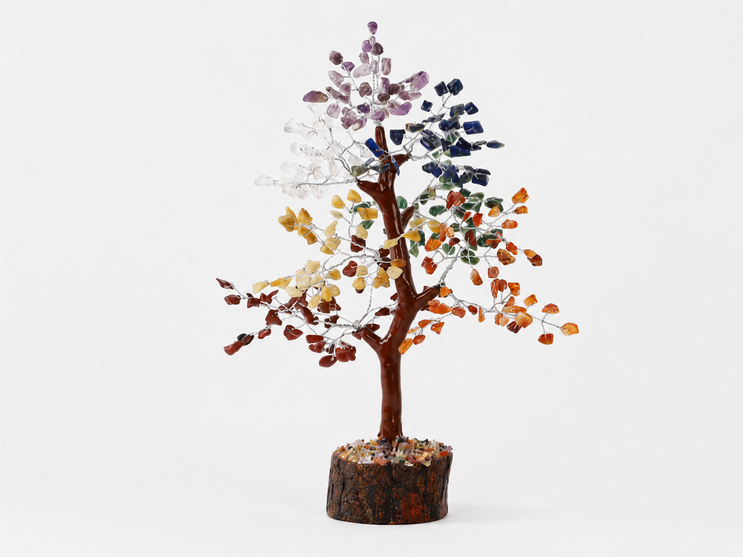 Arbre du Bonheur 7 Chakras 25cm 12 Arbre du Bonheur 7 Chakras 25cm