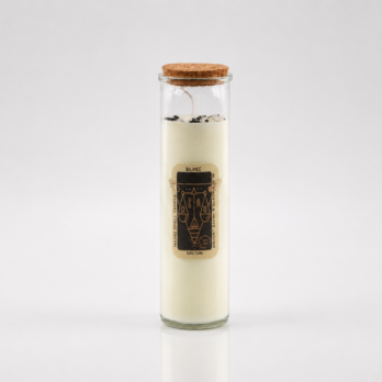 Bougie Rituelle Balance – Jaspe Dalmatien & Ylang-Ylang